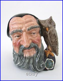 Royal Doulton MERLIN Toby Jug signed by Michael Doulton 1980