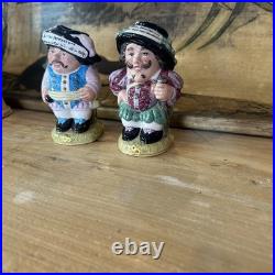 Royal Doulton Mansion House Dwarf Toby Jugs Pair Limited Edi 218 & 328 Of 1500