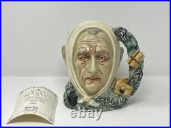Royal Doulton Marley's Ghost Character Jug D7142 Dickens A Christmas Carol COA