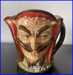 Royal Doulton Mephistopheles, Small 3 Character Jug with Verse