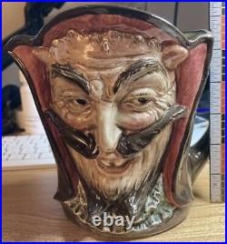 Royal Doulton Mephistopheles The Devil Two Face Toby Mug Large Mint
