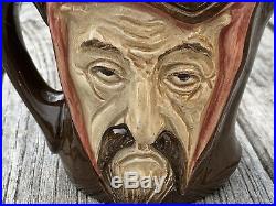 Royal Doulton Mephistopheles Two Faced Devil Character Jug D5758, 3 3/8