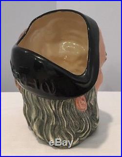 Royal Doulton Merlin Large Character Jug D6529 Signed & Dated By Michael Doulton