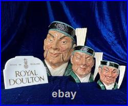 Royal Doulton Mikado Complete Set, Lg (D6501), Sm (D6507), Min (D652)