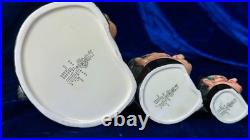 Royal Doulton Mikado Complete Set, Lg (D6501), Sm (D6507), Min (D652)