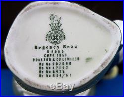 Royal Doulton Mini Character Jug Regency Beau D6565