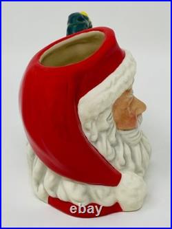 Royal Doulton Mini LE 137/500 SANTA withTREE WREATH Handle #D7244 Jug 2.75 COA