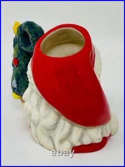 Royal Doulton Mini LE 137/500 SANTA withTREE WREATH Handle #D7244 Jug 2.75 COA