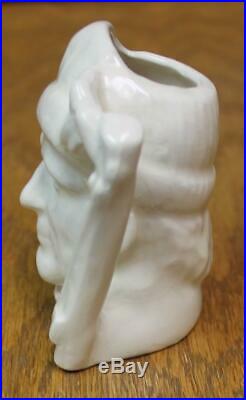 Royal Doulton Miniature Character Jug The Lumberjack White Gloss Rare