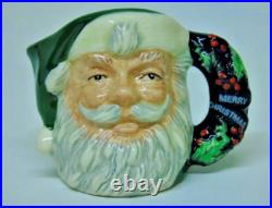 Royal Doulton Miniature Green Colourway Character Jug Santa Claus Ltd. Ed. Of 20