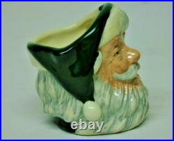 Royal Doulton Miniature Green Colourway Character Jug Santa Claus Ltd. Ed. Of 20