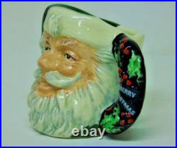 Royal Doulton Miniature Green Colourway Character Jug Santa Claus Ltd. Ed. Of 20