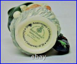 Royal Doulton Miniature Green Colourway Character Jug Santa Claus Ltd. Ed. Of 20