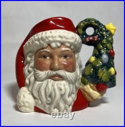 Royal Doulton Miniature Mini Santa Claus Character Mug Pascoe Tree Wreath D7244