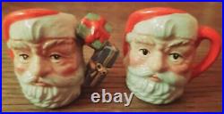 Royal Doulton Miniature Santa Claus Character Jugs-Set of 4 Seaway Commissioned