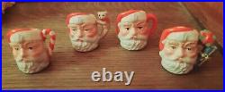 Royal Doulton Miniature Santa Claus Character Jugs-Set of 4 Seaway Commissioned