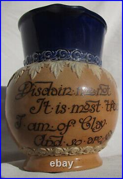 Royal Doulton Motto Jug Stoneware 1901-1910