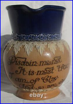 Royal Doulton Motto Jug Stoneware 1901-1910