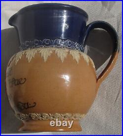 Royal Doulton Motto Jug Stoneware 1901-1910