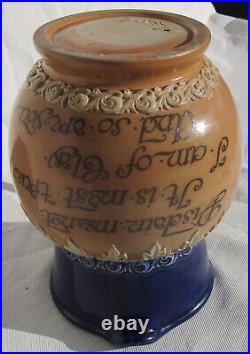 Royal Doulton Motto Jug Stoneware 1901-1910