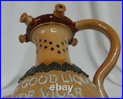 Royal Doulton Motto Stoneware Pottery Puzzle Jug 82179