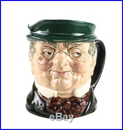 Royal Doulton Mr. Pickwick D6060 Large 5.5 Toby Jug 1940-1960 Charles Dickens