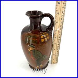 Royal Doulton Mr. Pickwick Queensware Whisky Decanter Bottle Jug Brown