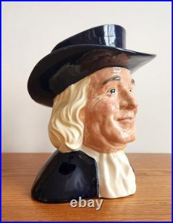 Royal Doulton Mr Quaker Large Character Toby Jug (d6738). Limited Edition
