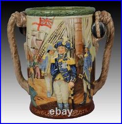 Royal Doulton NELSON LOVING CUP JUG / Noke & Fenton 1935 LtEd 358/600 Excellent