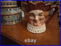 Royal Doulton Ole King Cole Music Box Jug Was a Merry Old Soul RARE