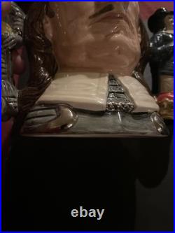 Royal Doulton Oliver Cromwell Toby Jug Limited Edition #162/2500 Dbl Handle