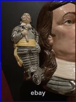 Royal Doulton Oliver Cromwell Toby Jug Limited Edition #162/2500 Dbl Handle