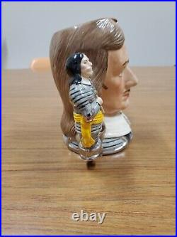 Royal Doulton Oliver Cromwell Toby Jug Limited Edition #690/2500 Dbl Handle