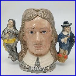 Royal Doulton Oliver Cromwell Toby Jug Limited Edition #755/2500 Dbl Handle. PO