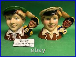 Royal Doulton Oliver Twist Prototype handle and color way character jug toby