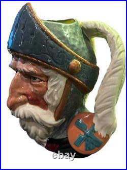 Royal Doulton Pair Don Quixote and Sancho Panca Jugs Pair Vintage Rare