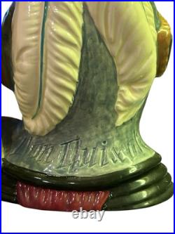 Royal Doulton Pair Don Quixote and Sancho Panca Jugs Pair Vintage Rare