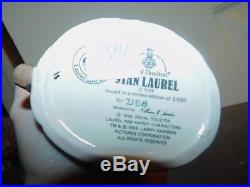 Royal Doulton Pair Oliver Hardy Stan LIM Ed 2158/3500 Character Jug Mug