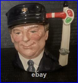 Royal Doulton Policeman, Postman, Fireman, Engine Driver character jugs