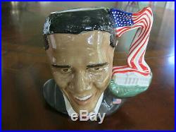 Royal Doulton President Obama D7300 Character Jug of the Year 2011 Mint In Box
