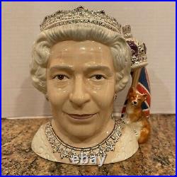 Royal Doulton Queen Elizabeth II 2006 Character Jug of the Year Mug D7256