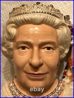 Royal Doulton Queen Elizabeth II 2006 Character Jug of the Year Toby Mug D7256