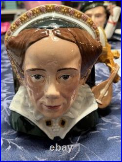 Royal Doulton Queen Mary I D 7188 Toby Mug Jug 7.5 Character Of Year 2004 RARE