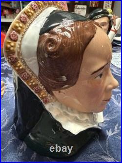Royal Doulton Queen Mary I D 7188 Toby Mug Jug 7.5 Character Of Year 2004 RARE