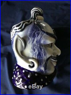 Royal Doulton Rare Blue Flambe Character Jug Aladdins Genie D6971. Mint