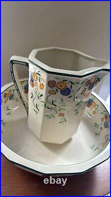 Royal Doulton Rare Royal Doulton Rossetti Wash Basin and Pitcher