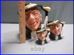 Royal Doulton Regency Beau Jug Lot/3 Large D6559, Small D6562, Mini D6565 RARE