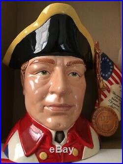 Royal Doulton Revolutionary War Character Jug D 7265 With Booklet