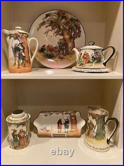 Royal Doulton Robin Hood 7 Pieces (no mugs, no jugs)