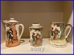 Royal Doulton Robin Hood 7 Pieces (no mugs, no jugs)